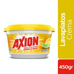 Lavaplatos en Crema Axion Lima Limon 450g
