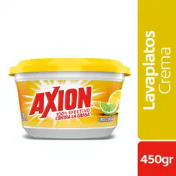 Lavaplatos en Crema Axion Lima Limon 450g