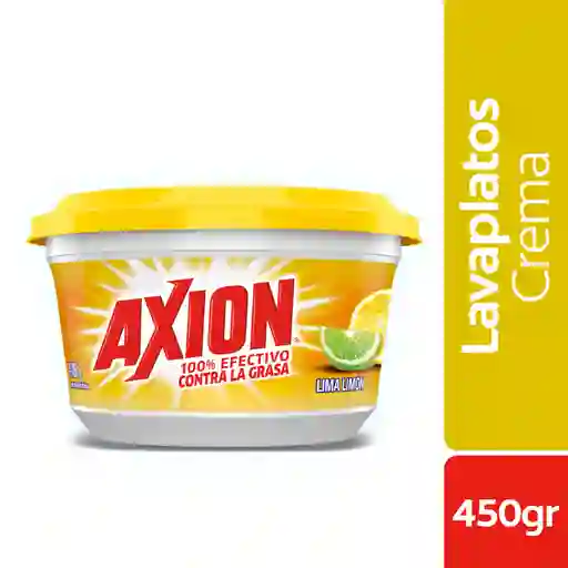 Lavaplatos en Crema Axion Lima Limon 450g
