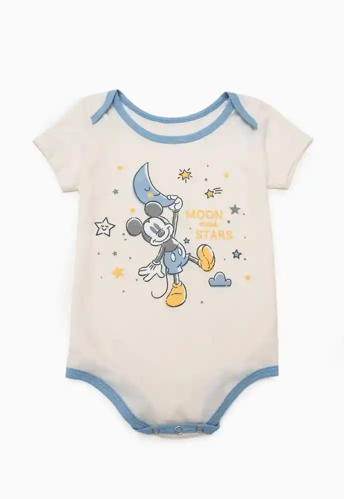 Body Manga Corta Niño 3/6 Meses-ivory