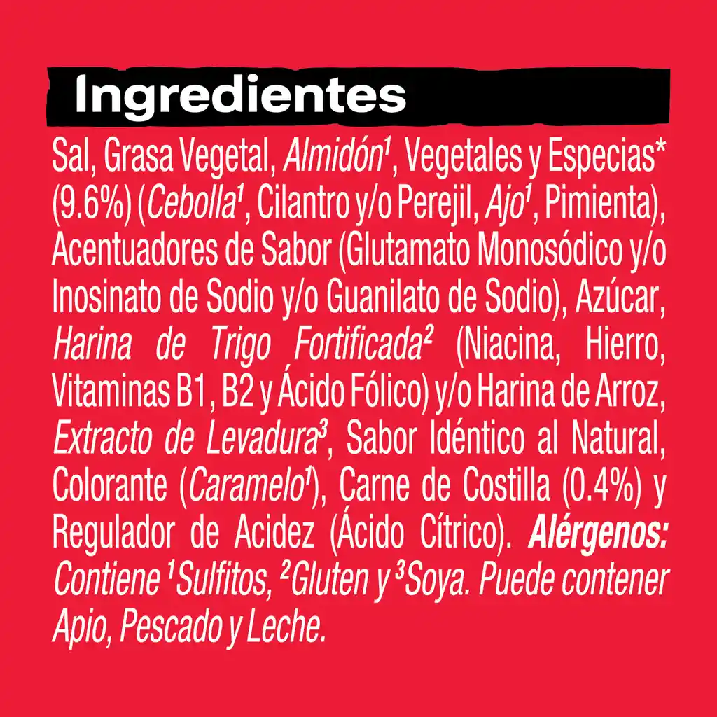 Caldo con Costilla MAGGI x 12 cubos x 132g