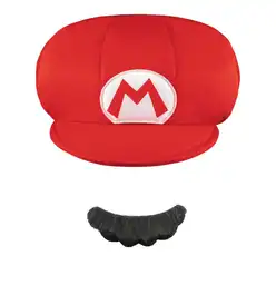 Set Sombrero y Bigote Mario Sega