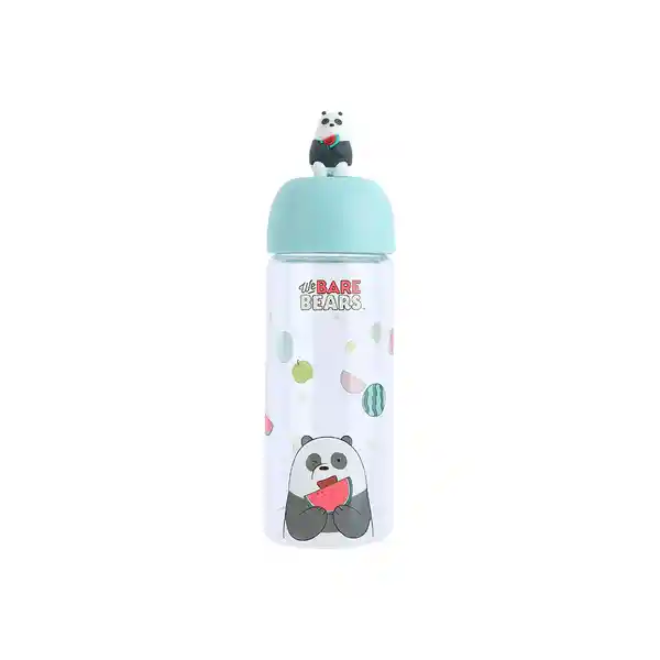 Miniso Botilito de Vidrio Osos Escandaloso Panda Verde 5.0 