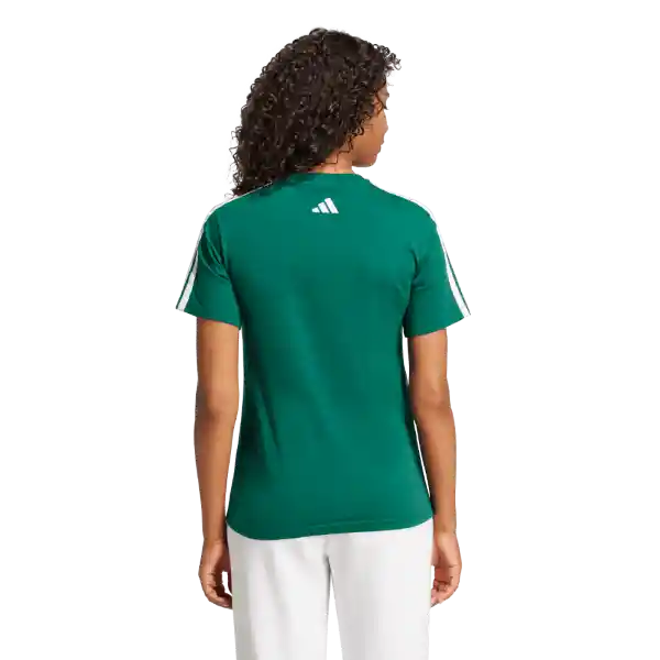Adidas Camiseta L Softs Manga Corta Mujer Verde Talla S