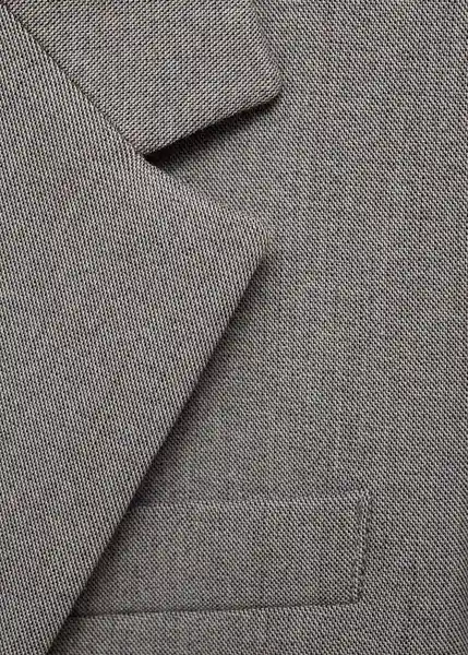 Saco Americana Bowery2 Gris Talla S Mujer Mango