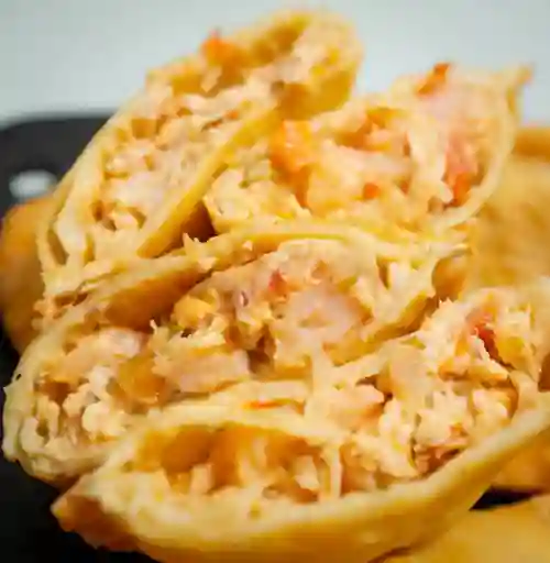 Pastel de Pollo con Camarones