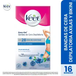 Veet Bandas de Cera Depilatoria Bikini y Axilas