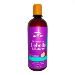 Manthoe Shampoo con Cebolla y Romero