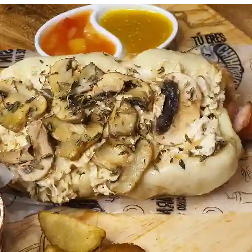 Aleman Pollo y Champiñones
