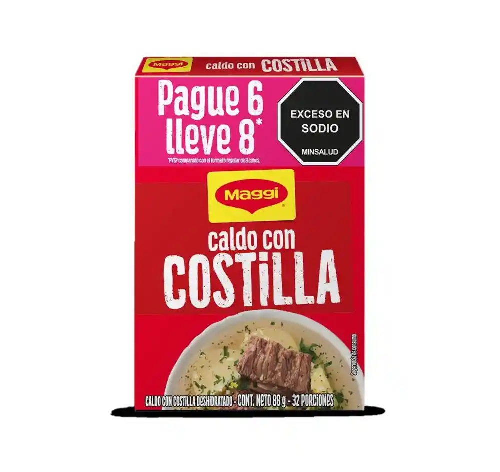 Maggi Cubo Caldo Costilla
