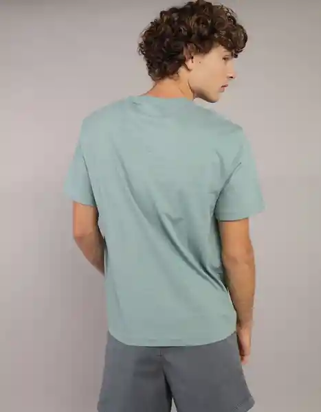 Camiseta Hombre Azul Talla MEDIUM 4290395 American Eagle