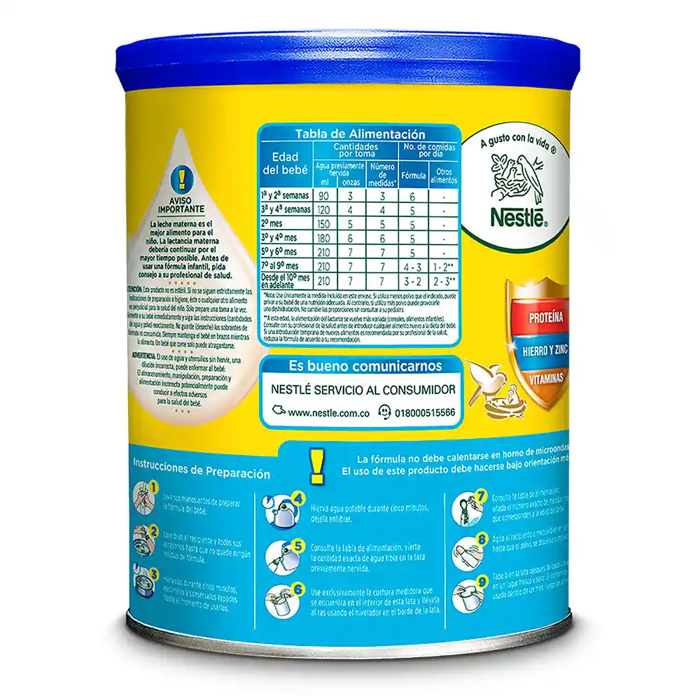 Fórmula infantil BABY KLIM etapa 1 x 400g