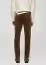 Pantalón Berdam Camel Talla 40 Hombre Mango