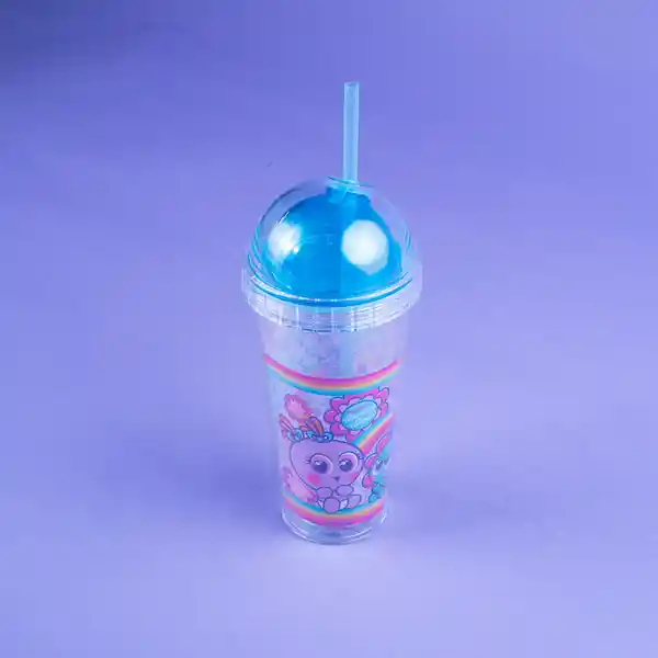 Vaso de Plástico Distroller Series Con Pitillo 420 mL Miniso