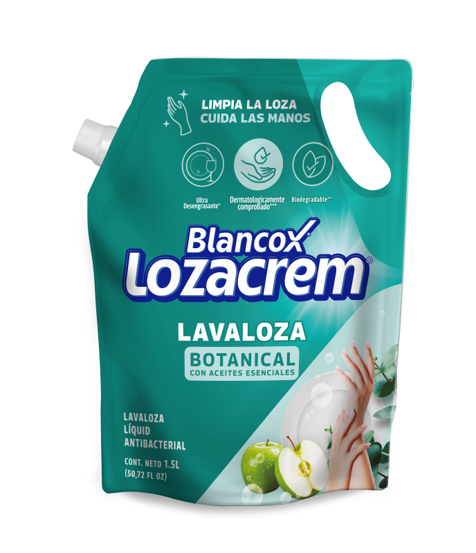 Blancox Lavaloza Líquido Lozacrem Antibacterial Botanical 1.5 l