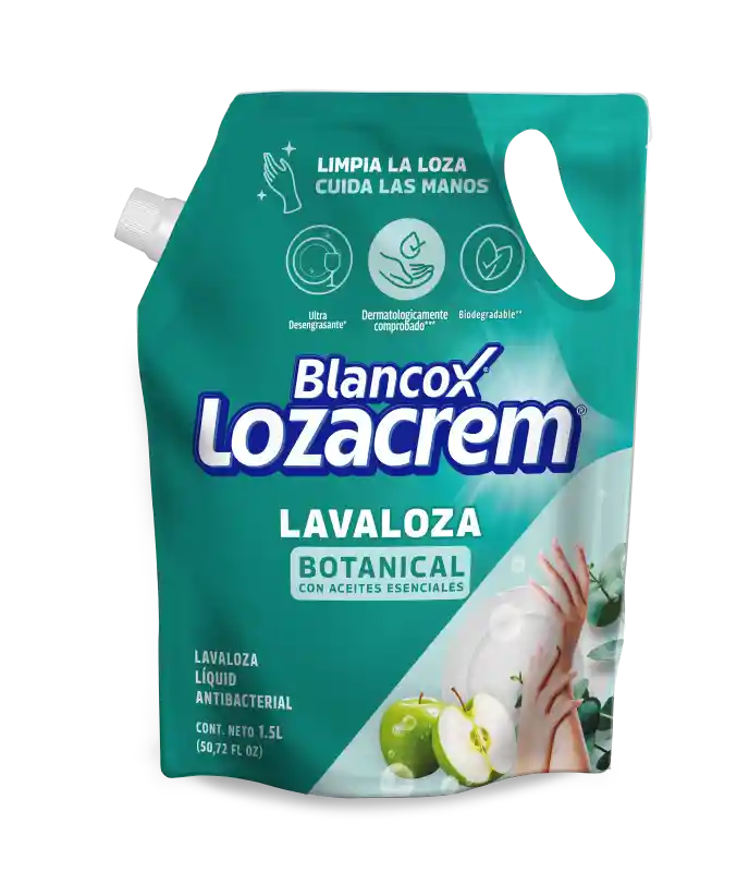 Blancox Lavaloza Líquido Lozacrem Antibacterial Botanical
