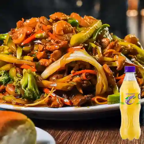 Combo Arroz Chino y Chop Suey + Quatro Original 400ML