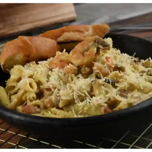 Pastas con Camarones