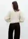 Chaqueta Puzzle Gris Talla XL Mujer Mango