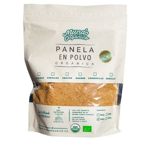 Mundo Orgánico Panela en Polvo Orgánica 500 g