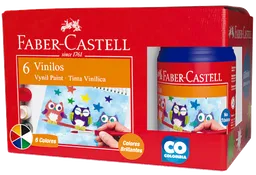 Faber Castell Vinilos Colores Basicos X 6U