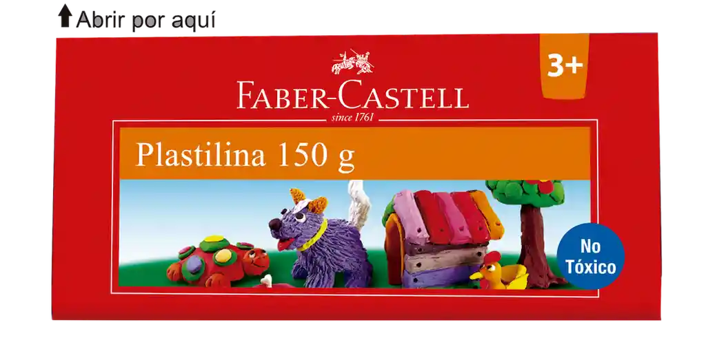 Faber Castell Plastilina Gris