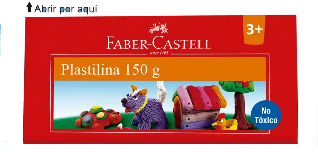 Faber Castell Plastilina Azul Claro