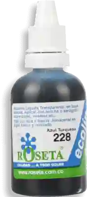 Acuarela Liquida Azul Turquesa 228 Roseta Ref. 10759