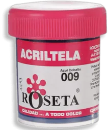 Roseta Acritela Plana Azul Cobalto