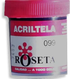 Roseta Acritela Plana Violeta Oscuro