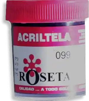 Roseta Acritela Plana Violeta Oscuro