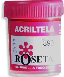 Roseta Acritela Plana Rojo Bermellón
