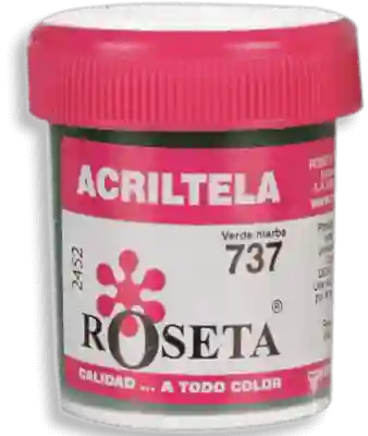 Roseta Acritela Plana Verde Hierba