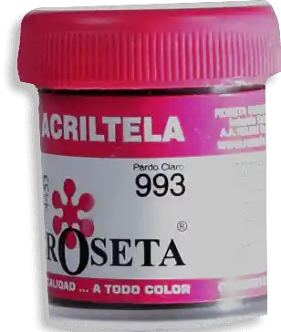 Roseta Acritela Plana Pardo Claro