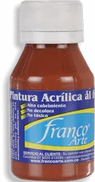 Franco Arte Pintura Acrílica al Frío Marrón Barro