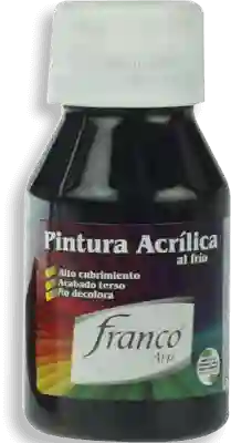 Franco Arte Pintura Acrílica al Frío Negro