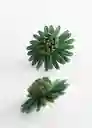 Pendientes Rose Verde Talla 99 Mujer Mango