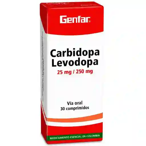 Genfar Antiparkinsoniano (25 mg/250 mg)