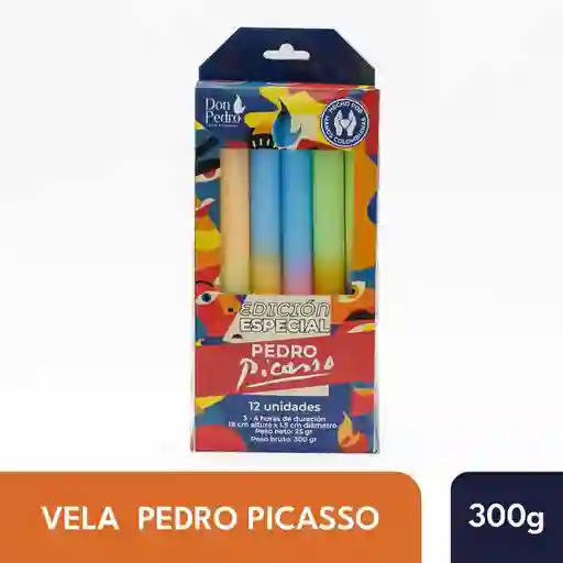 Vela Don Pedro Picasso Col X 12 Und Don Pedro Sin Ref