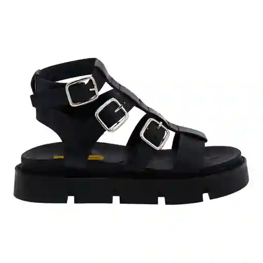 Sandalias Plataforma Fontana Negro 37