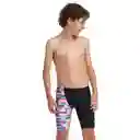 Pantaloneta de Baño Jammer Linear Gradient Junior Masculino Negro-10
