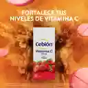 Cebión tabletas Masticables de Vitamina C sabor a Fresa con 100 unidades