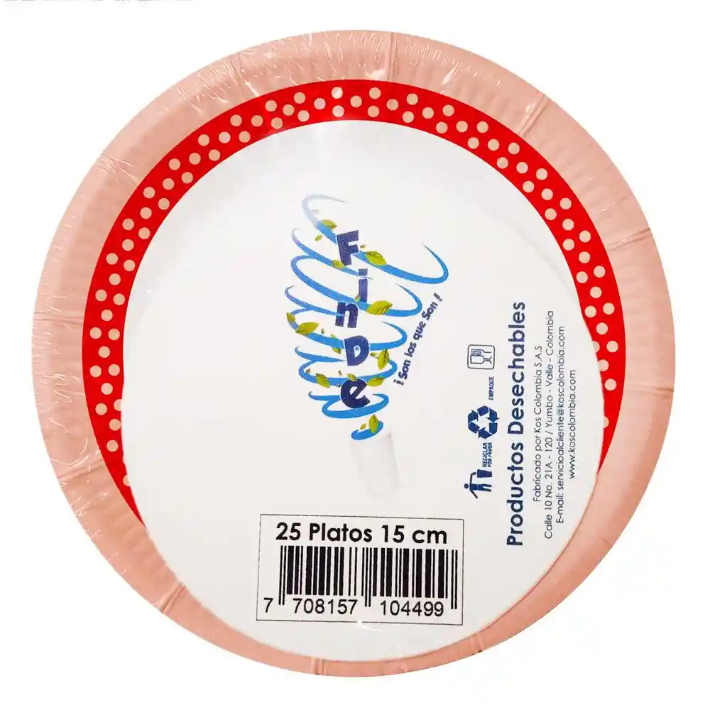 Platos Redondos Finde 7708157104499
