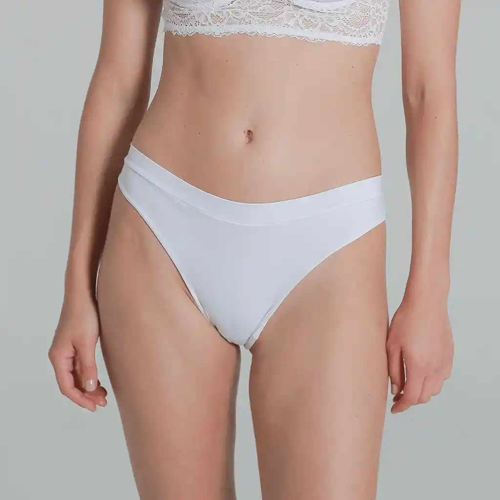 Pantie Semitanga Blanco Para Mujer Empire