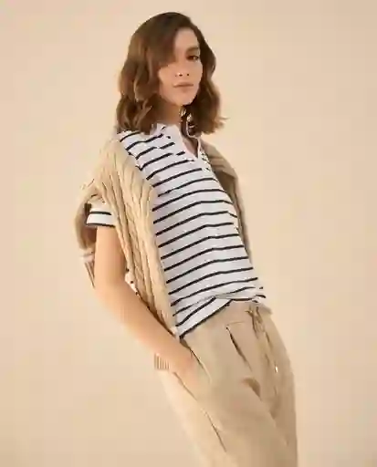 Camiseta Verde Escocés Ultraoscuro Talla M 102G006 Esprit