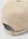 Gorra Basic Beige Hombre Mango