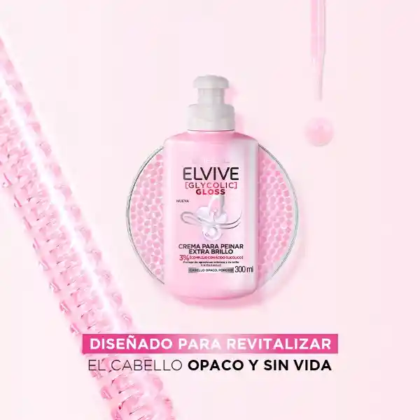 Crema para peinar Elvive Glycolic Gloss