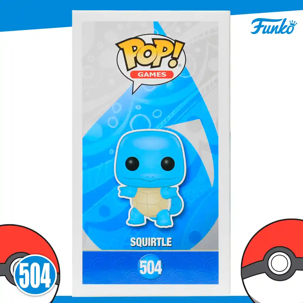 Pop Funko Figura Pokemon Squirtle