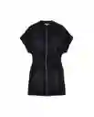 Vestido Denim Dress Negro Jaguar Ultraoscuro Talla L Chevignon