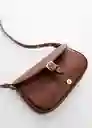 Bolso Lua Camel Talla 99 Mujer Mango